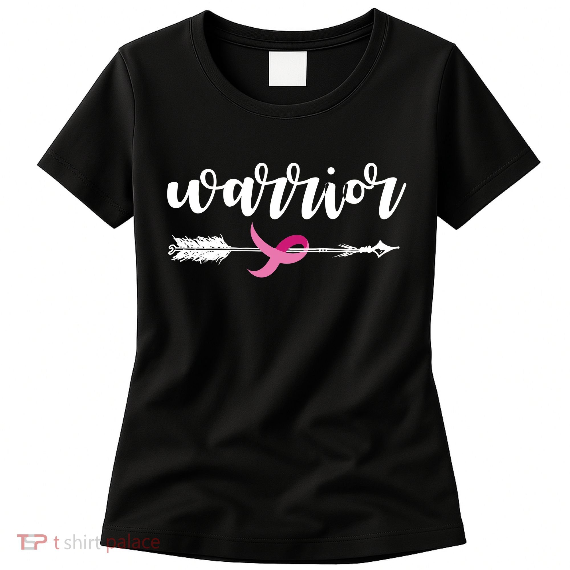 Breast Cancer Awareness Warrior Pink Ribbon Women's T-Shirt