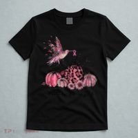 Breast Cancer Awareness In October We Wear Pink Hummingbird T-Shirt thumb 5