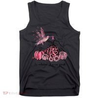 Breast Cancer Awareness In October We Wear Pink Hummingbird Tank Top thumb 0
