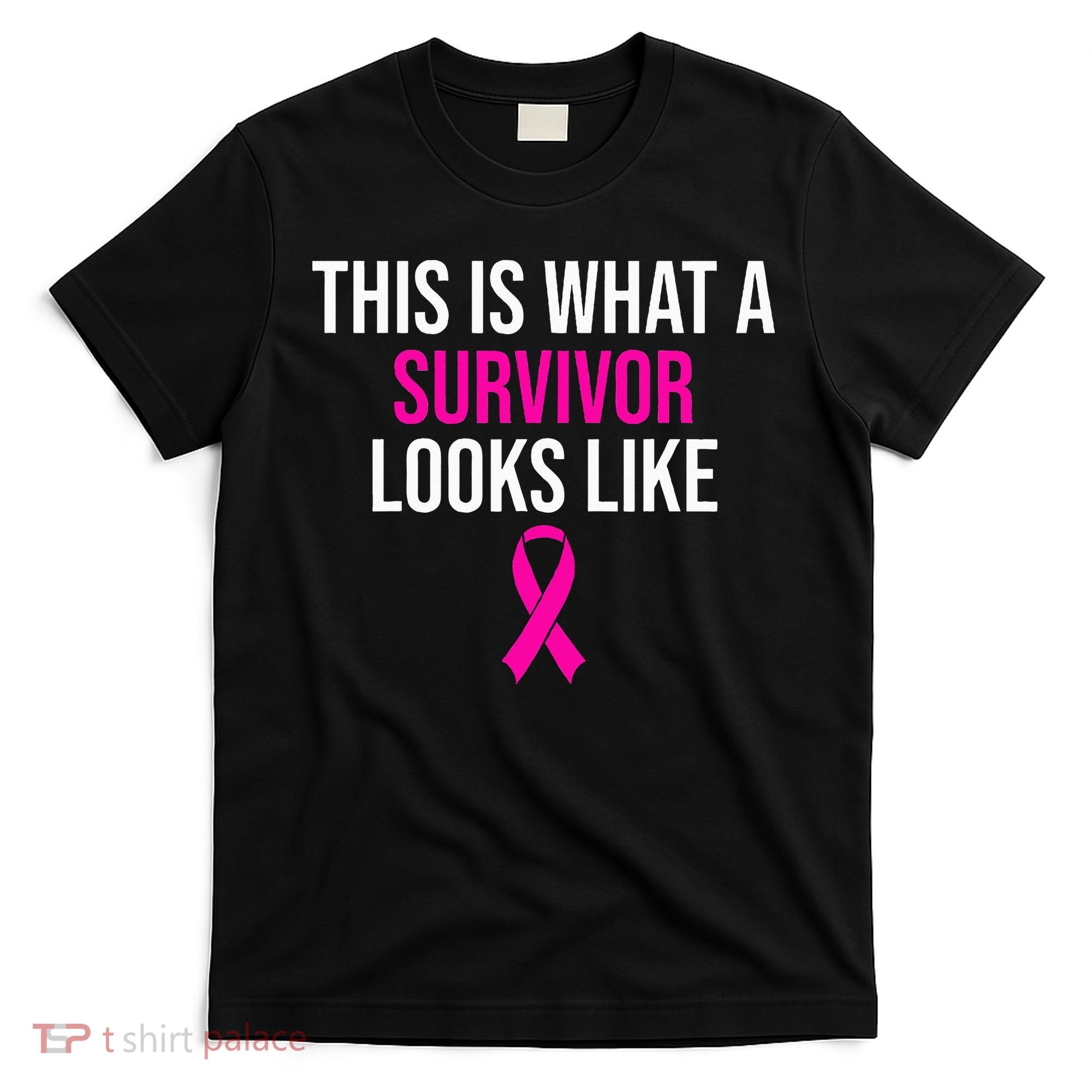 Breast Cancer Awareness Survivor Pink Ribbon T-Shirt