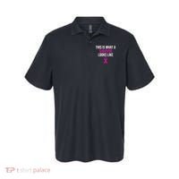 Breast Cancer Awareness Survivor Pink Ribbon Polo thumb 0