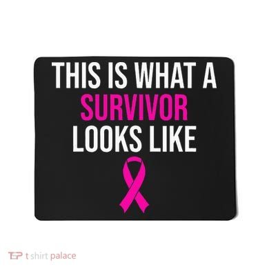 Breast Cancer Awareness Survivor Pink Ribbon Mousepad