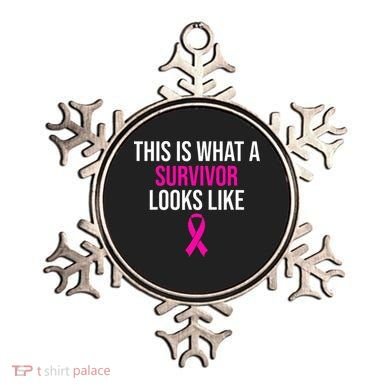Breast Cancer Awareness Survivor Pink Ribbon Ornament