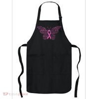 Breast Cancer Awareness Butterfly Ribbon Quotes Apron thumb 0