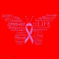 Breast Cancer Awareness Butterfly Ribbon Quotes Santa Hat thumb 1