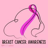 Breast Cancer Awareness Ribbon Girl Outline Mousepad thumb 1
