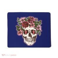 Breast Cancer Awareness Floral Flower Skull Mousepad thumb 0