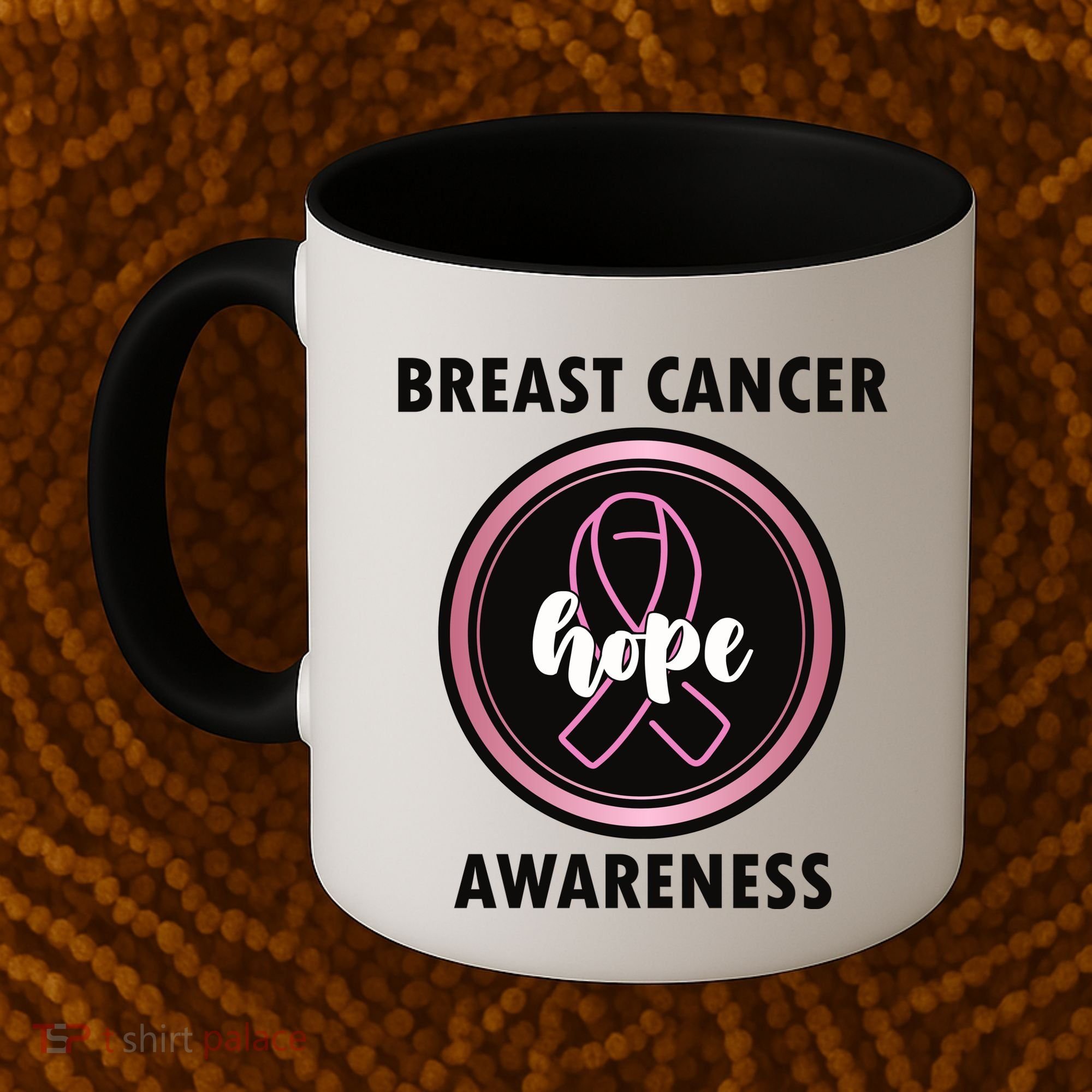 Breast Cancer Awareness Hope Ribbon Coffee Mug