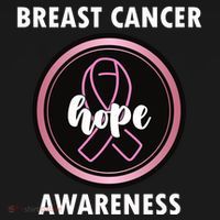 Breast Cancer Awareness Hope Ribbon Women's Hoodie thumb 2