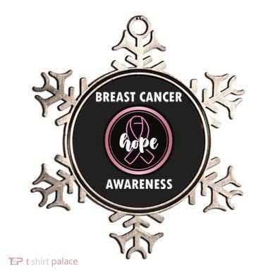 Breast Cancer Awareness Hope Ribbon Ornament