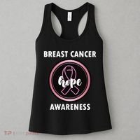 Breast Cancer Awareness Hope Ribbon Women's Tank Top thumb 3