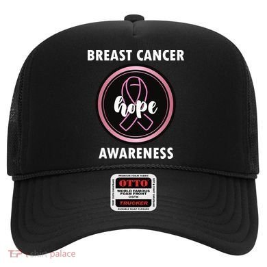 Breast Cancer Awareness Hope Ribbon Hat
