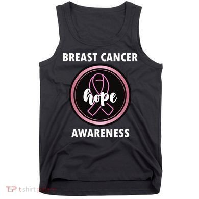Breast Cancer Awareness Hope Ribbon Tank Top