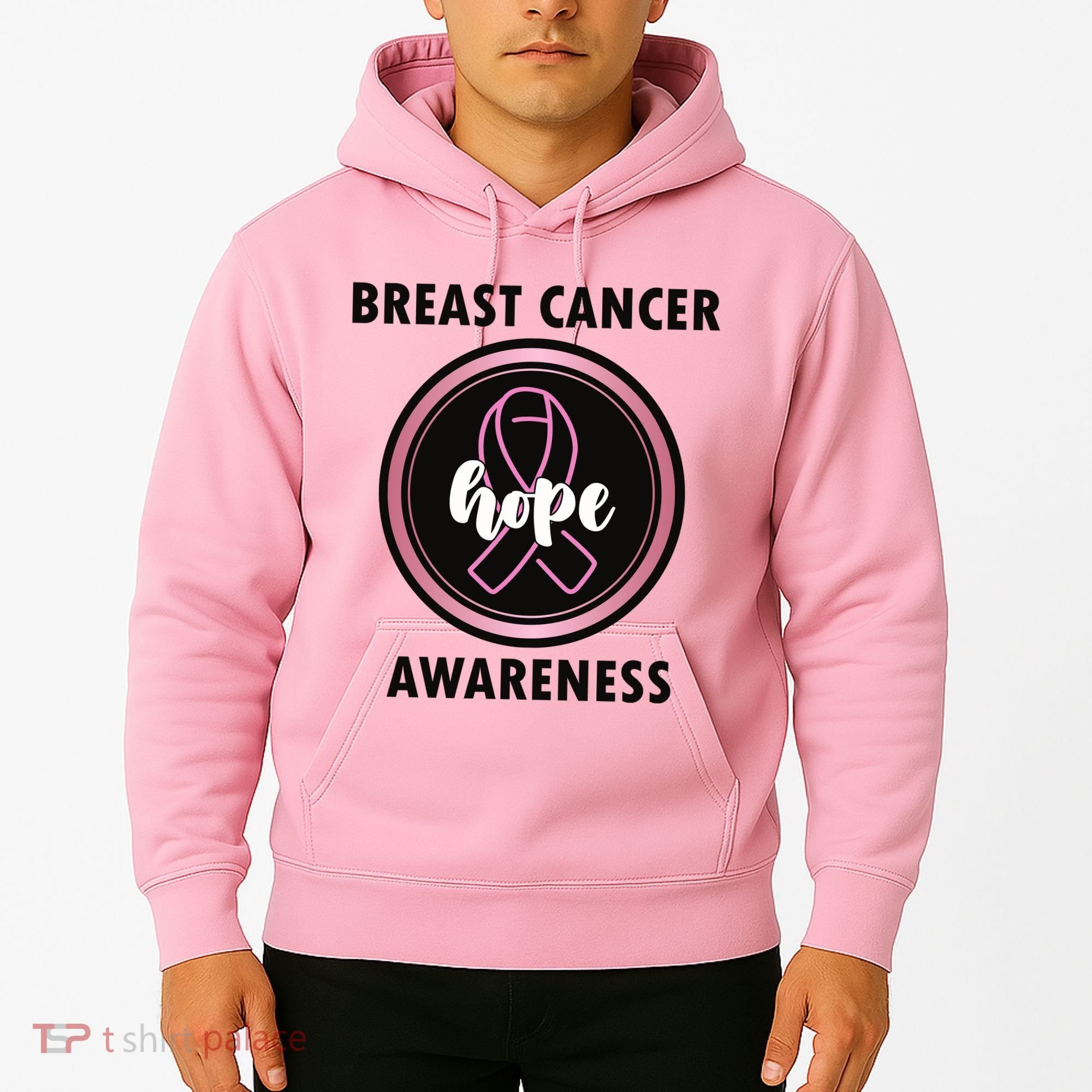 Breast Cancer Awareness Hope Ribbon Hoodie