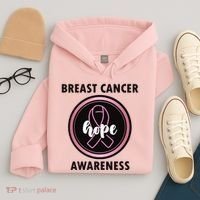Breast Cancer Awareness Hope Ribbon Hoodie thumb 4