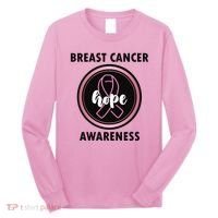 Breast Cancer Awareness Hope Ribbon Long Sleeve Shirt thumb 0