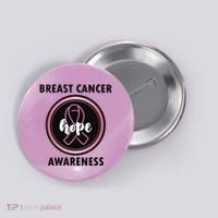 Breast Cancer Awareness Hope Ribbon Button thumb 0