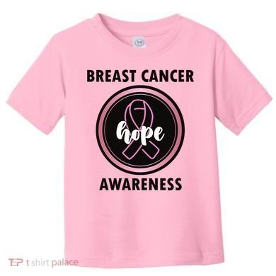 Breast Cancer Awareness Hope Ribbon Toddler T-Shirt