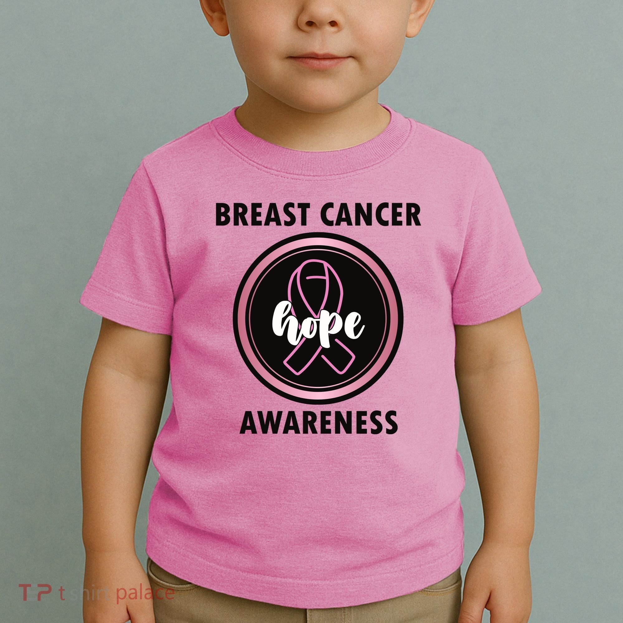 Breast Cancer Awareness Hope Ribbon Toddler T-Shirt