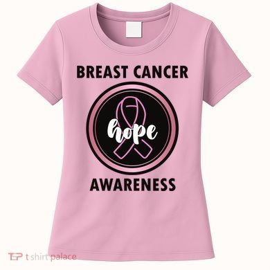 Breast Cancer Awareness Hope Ribbon Women's T-Shirt