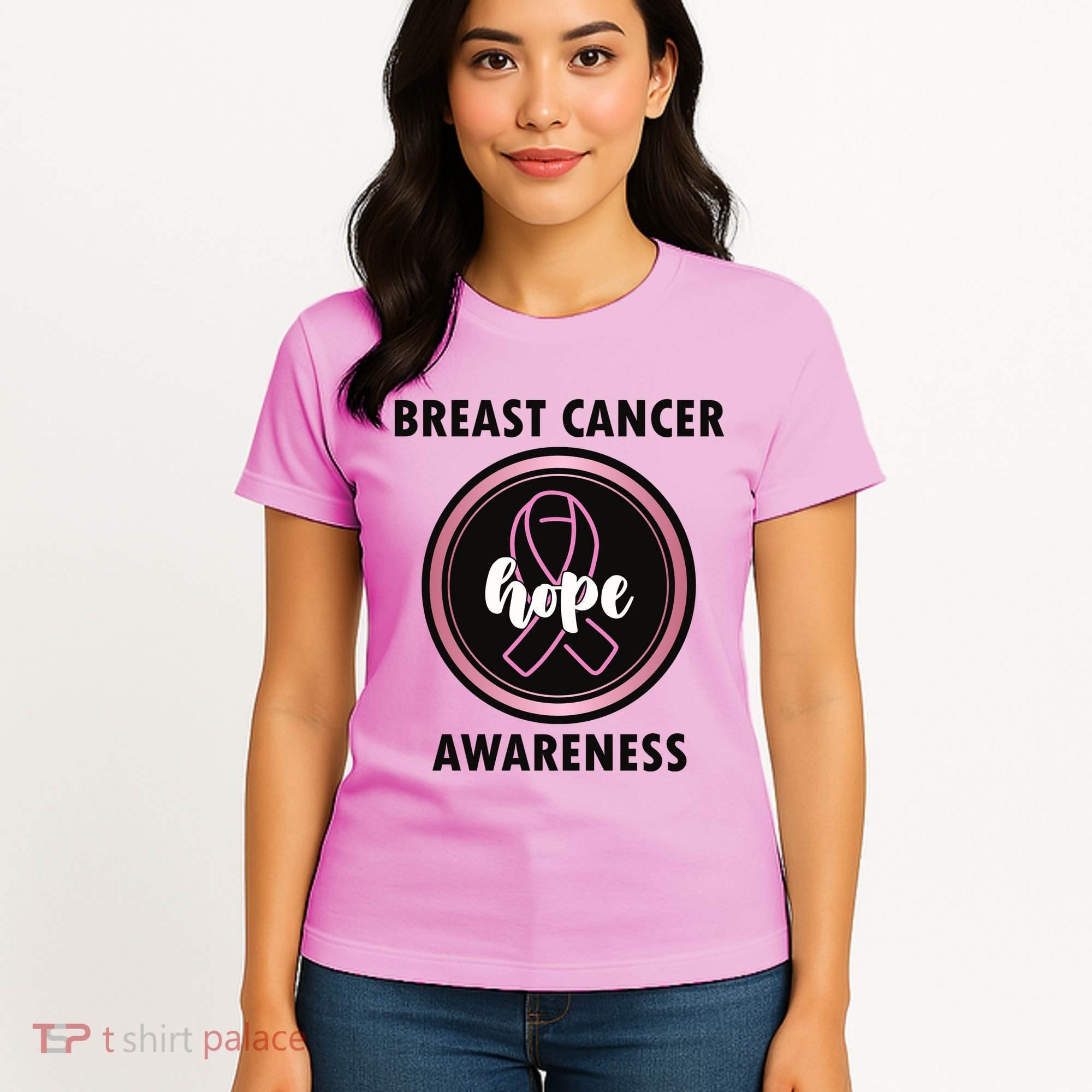 Breast Cancer Awareness Hope Ribbon Women's T-Shirt