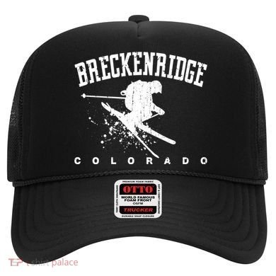 Breckenridge Colorado Alpine Snow Skiing Rocky Mountains Gift Hat