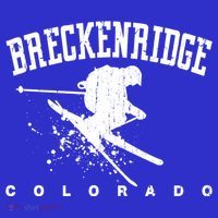Breckenridge Colorado Alpine Snow Skiing Rocky Mountains Gift T-Shirt thumb 7