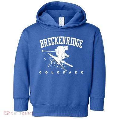 Breckenridge Colorado Alpine Snow Skiing Rocky Mountains Gift Toddler Hoodie