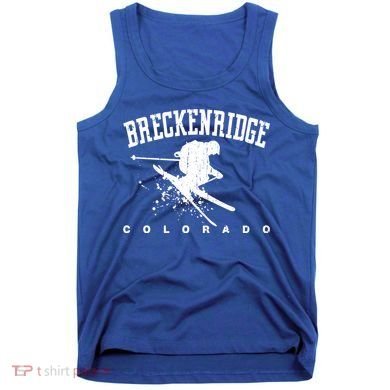 Breckenridge Colorado Alpine Snow Skiing Rocky Mountains Gift Tank Top