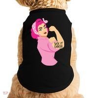 Breast Cancer Awareness Quotes Suck It Cancer Support Squad Doggie Tank thumb 0