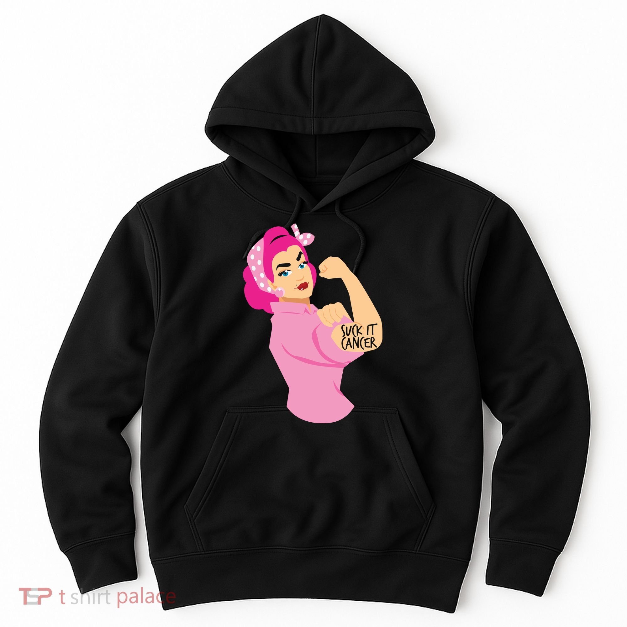 Breast Cancer Awareness Quotes Suck It Cancer Support Squad Hoodie