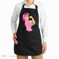 Breast Cancer Awareness Quotes Suck It Cancer Support Squad Apron thumb 2