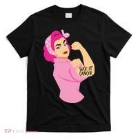 Breast Cancer Awareness Quotes Suck It Cancer Support Squad T-Shirt thumb 0