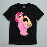 Breast Cancer Awareness Quotes Suck It Cancer Support Squad T-Shirt thumb 5
