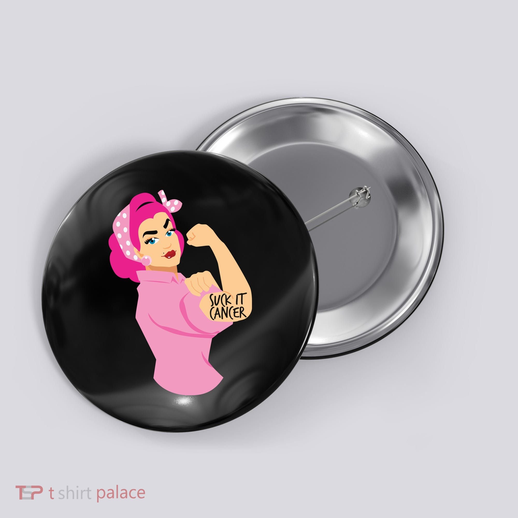 Breast Cancer Awareness Quotes Suck It Cancer Support Squad Button