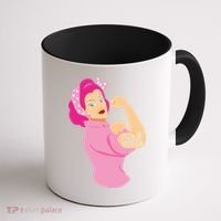 Breast Cancer Awareness Quotes Suck It Cancer Support Squad Coffee Mug thumb 1