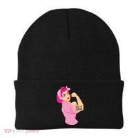 Breast Cancer Awareness Quotes Suck It Cancer Support Squad Beanie thumb 0