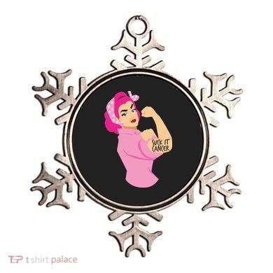Breast Cancer Awareness Quotes Suck It Cancer Support Squad Ornament