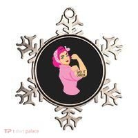 Breast Cancer Awareness Quotes Suck It Cancer Support Squad Ornament thumb 0