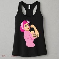 Breast Cancer Awareness Quotes Suck It Cancer Support Squad Women's Tank Top thumb 3