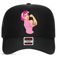 Breast Cancer Awareness Quotes Suck It Cancer Support Squad Hat thumb 0
