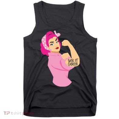 Breast Cancer Awareness Quotes Suck It Cancer Support Squad Tank Top