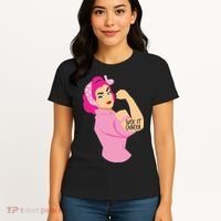 Breast Cancer Awareness Quotes Suck It Cancer Support Squad Women's T-Shirt thumb 4