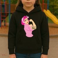 Breast Cancer Awareness Quotes Suck It Cancer Support Squad Kids Hoodie thumb 3