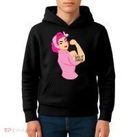 Breast Cancer Awareness Quotes Suck It Cancer Support Squad Kids Hoodie thumb 4
