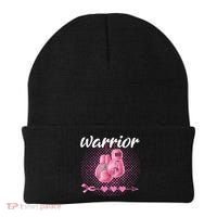 Breast Cancer Awareness Pink Boxing Gloves Warrior Cute Gift Beanie thumb 0
