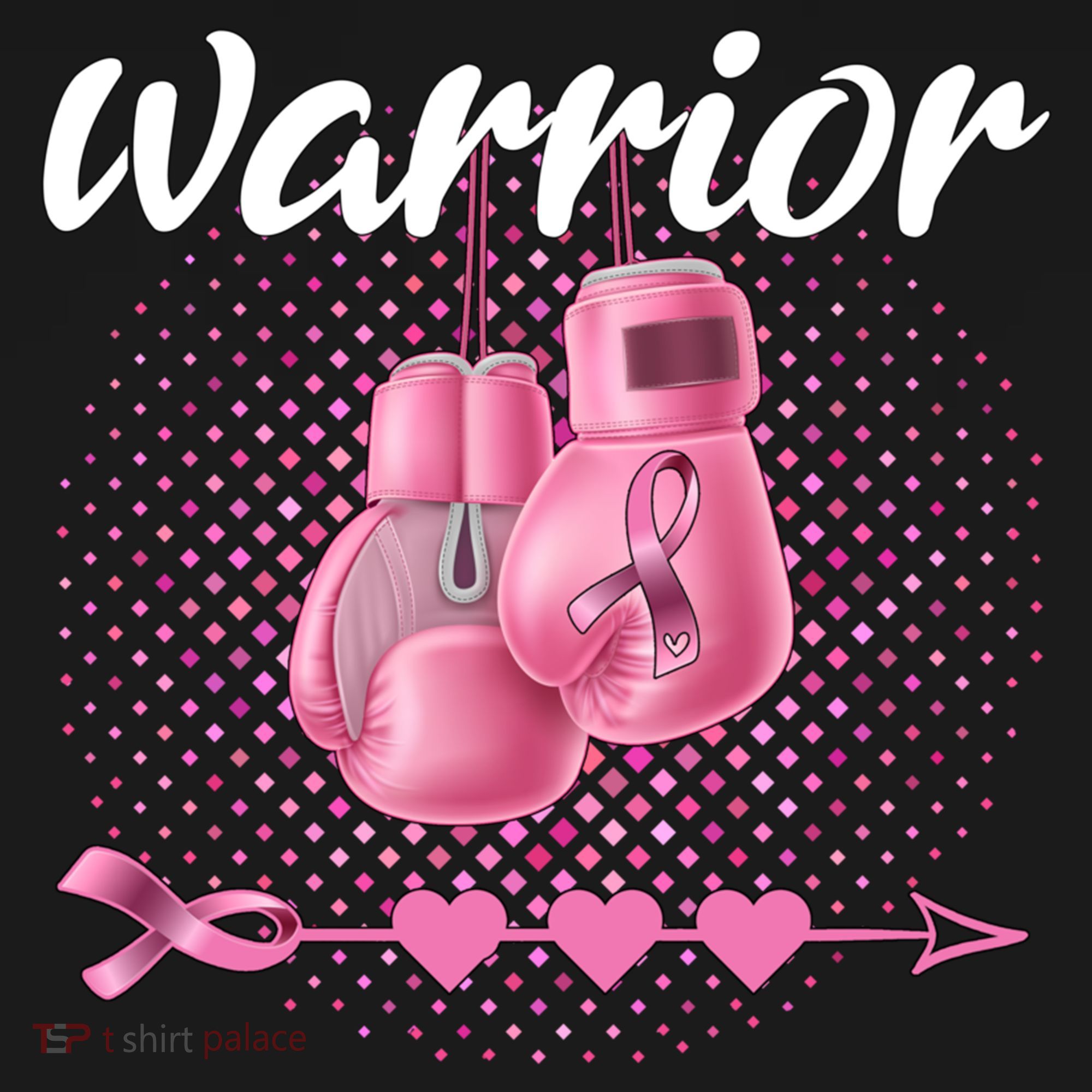 Breast Cancer Awareness Pink Boxing Gloves Warrior Cute Gift Women's Hoodie