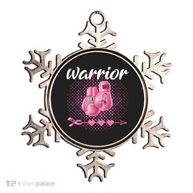 Breast Cancer Awareness Pink Boxing Gloves Warrior Cute Gift Ornament