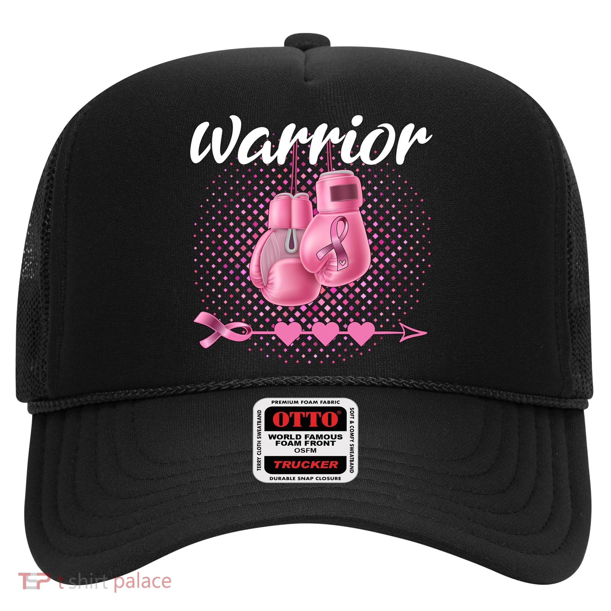 Breast Cancer Awareness Pink Boxing Gloves Warrior Cute Gift Hat