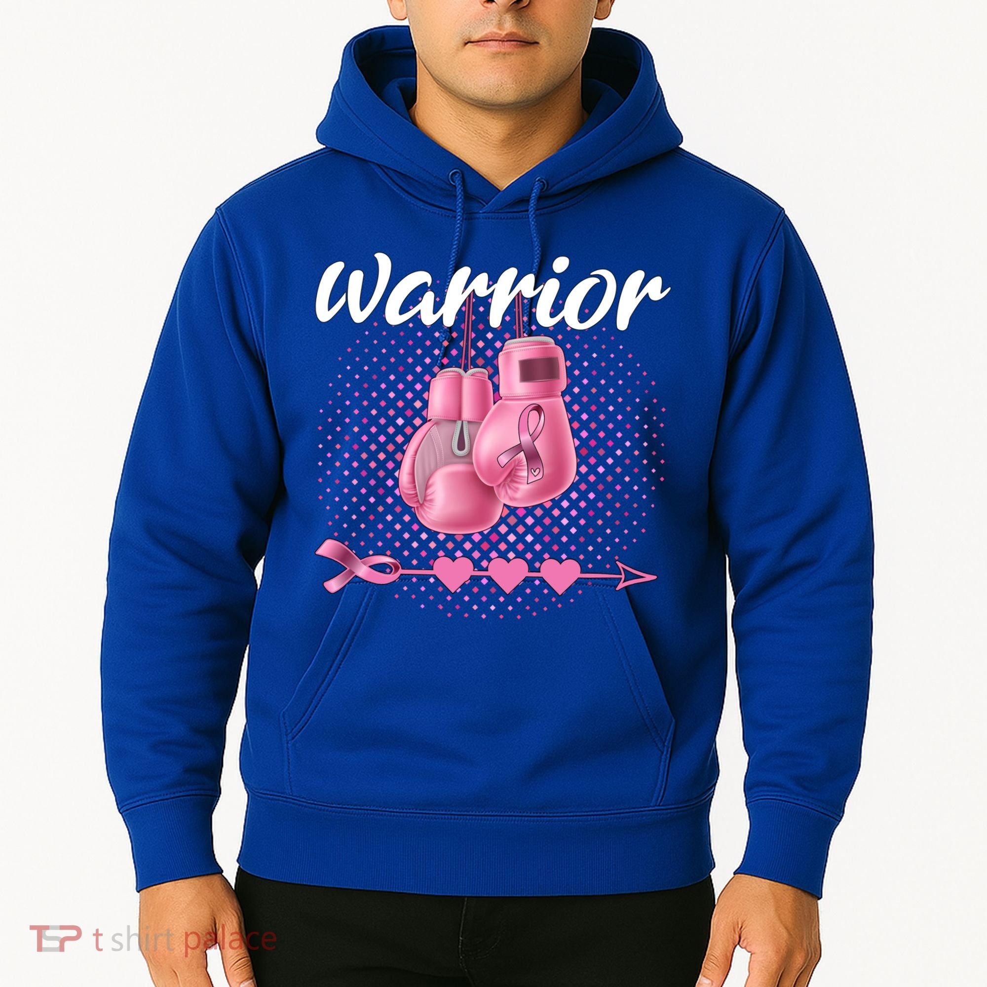 Breast Cancer Awareness Pink Boxing Gloves Warrior Cute Gift Hoodie